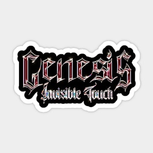 invisible touch genesis Sticker